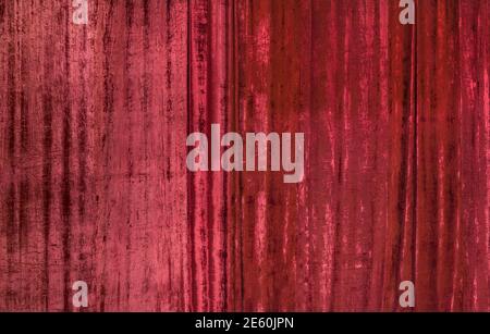 Red velvet curtain, old theatre background Stock Photo