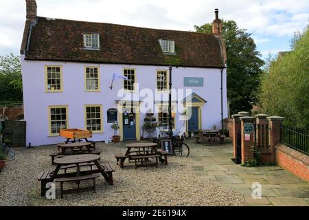 The Bridge Cafe, Horncastle town, Lincolnshire, England, UK Stock Photo