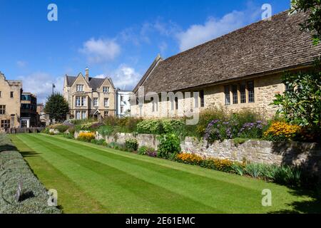 Christ Church College and Memorial Gardens in Oxford, Oxfordshire, UK. Stock Photo