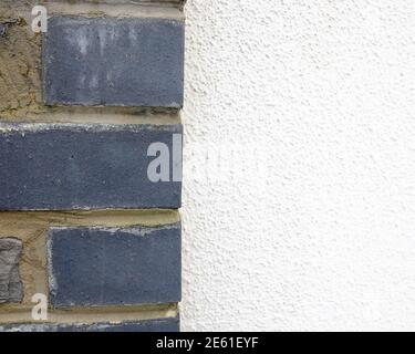 January 2021 - Masonry wall details for background or texture in  Portishead, North Somerset, UK Stock Photo