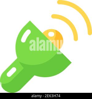 Lantern app vector flat color icon Stock Vector