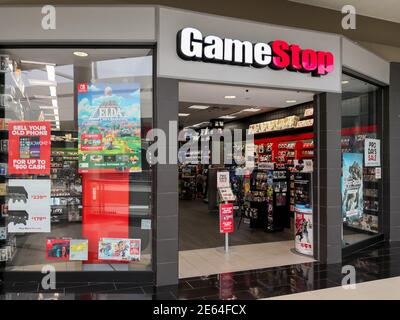 Buffalo, New York, USA- September 22, 2019: GameStop store in Buffalo, New York, USA. Stock Photo