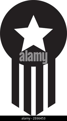 Military emblem logo design inspiration vector template Stock Vector