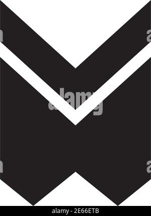 M letter logo initial idea design inspiration vector illustration template Stock Vector