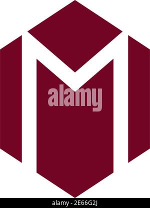 M letter logo initial idea design inspiration vector illustration template Stock Vector