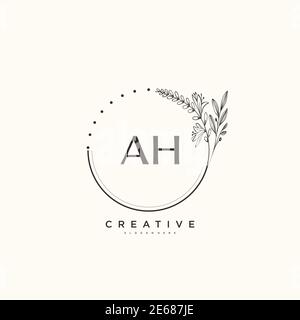 Wedding Monogram AH  Branding & Logo Templates ~ Creative Market