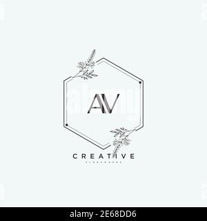 VL Beauty vector initial logo art, handwriting logo of initial signature,  wedding, fashion, jewerly, boutique, floral and botanical with creative  temp Stock Vector Image & Art - Alamy