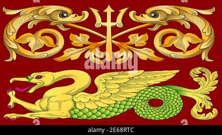 chinese icon day vector art Stock Vector