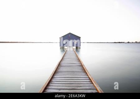 The iconic Crawley Boat House on the edge of Matilda Bay, Perth, Western Australia. Stock Photo