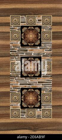 Best 3d door skin design image Stock Photo