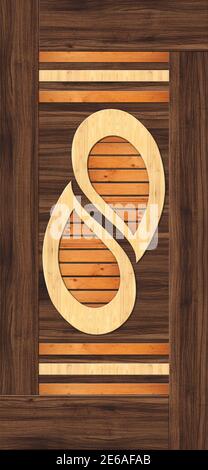 Best 3d laminates door skin design Stock Photo