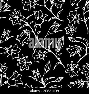 Illustration of bluebell flower. Beautiful decorative spring plant Stock  Vector Image & Art - Alamy