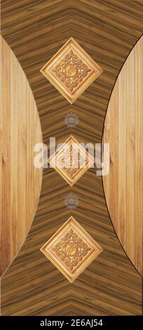 Best 3d door skin design, 3D illustration Stock Photo