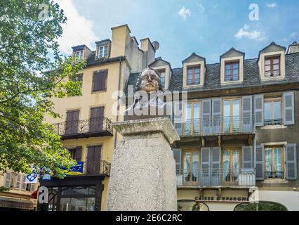 memorial bust of Jean-Antoine Chaptal, a distinguished French chemist, physician, agronomist, industrialist, statesman, educator and philanthropist, P Stock Photo