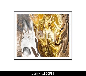 A set of colorful covers with textures. Abstract bright template design with hand-painted background, liquid gold. Vector illustration Stock Vector