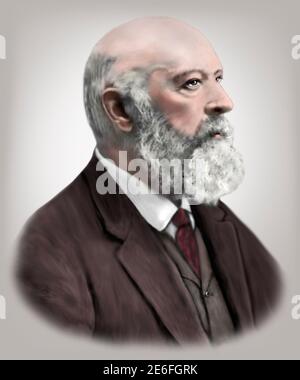 Adolf von Baeyer 1835-1917 German Chemist Stock Photo