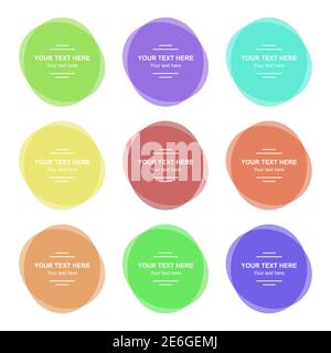 Set of Vector Colorful Banners Stock Vector