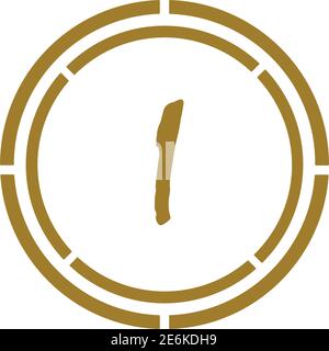 Letter i logo. Alphabet logotype vector design Stock Vector
