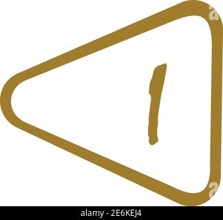 Letter i logo. Alphabet logotype vector design Stock Vector