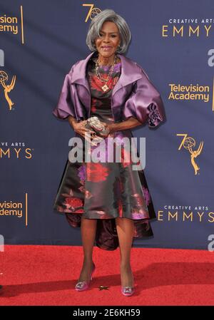 Los Angeles, USA. 08th Sep, 2018. Cicely Tyson arrives at the 2018 Creative Arts Emmy Awards - Day 1 held at the Microsoft Theater in Los Angeles, CA on Saturday, September 8, 2018. (Photo By Sthanlee B. Mirador/Sipa USA) Credit: Sipa USA/Alamy Live News Stock Photo