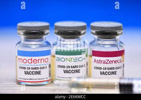 Vaccine Vials And Syringe, Covid Vaccination