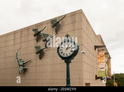 Milwaukee public museum in Wisconsin Stock Photo