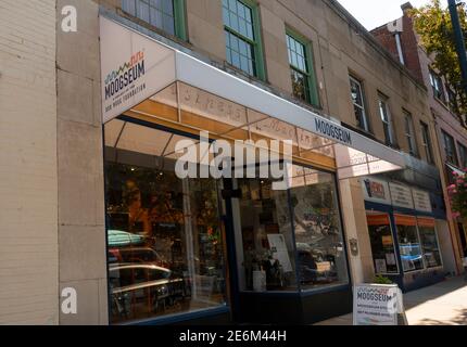 Moogseum museum in downtown Asheville North Carolina Stock Photo