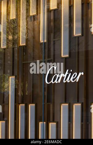 Cartier jewelry store in Hudson Yards Manhattan New York City