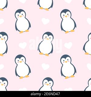 pink penguin wallpaper