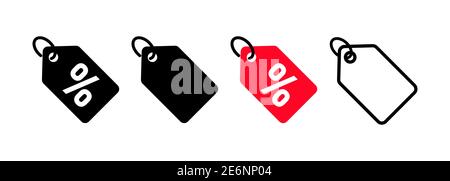 Discount coupon or shopping voucher icon. Vector EPS 10 Stock Vector