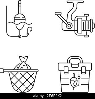 Fishing tackle box icon. Flat design, linear and color styles. Toolbox.  Isolated vector illustrations 3762844 Vector Art at Vecteezy