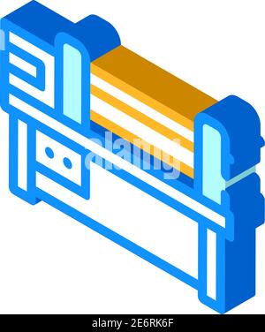 Hydraulic press machine icon. Isometric of Hydraulic press machine ...