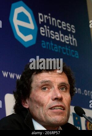 Belgian Explorer Alain Hubert Holds A News Conference Ahead Of The Inauguration Of The Belgium S Princess