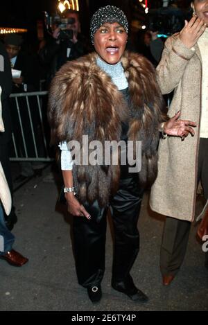 NEW YORK, NY- NOV 14: Cicely Tyson arrives for the opening night of Def Poetry Jam On Broadway held at the Longacre Theatre, on November 14, 2002, in New York City. Credit: Joseph Marzullo/MediaPunch Stock Photo