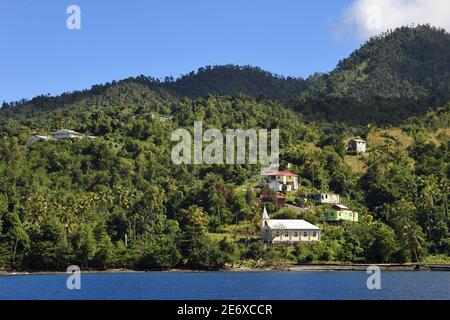 Caribbean, Dominica Island, Toucari Bay north of Portsmouth Stock Photo