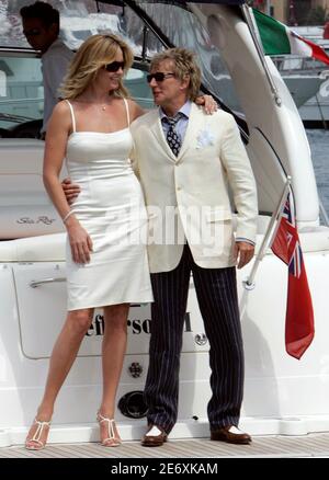 Rod Stewart And Penny Lancaster Wedding Party - London Stock Photo - Alamy