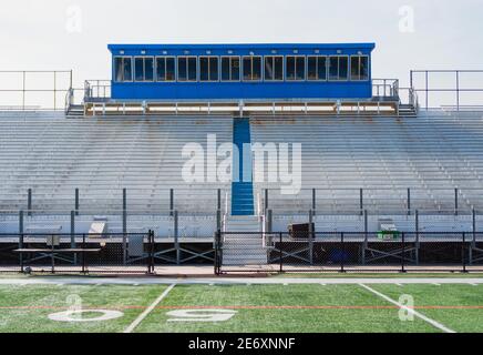 Chicago, Illinois, USA. 18th Mar, 2018. A view up the bleacher seating at Gately Stadium on Chicago's South Side. Credit: Kenneth Johnson/ZUMA Wire/ZUMAPRESS.com/Alamy Live News Stock Photo