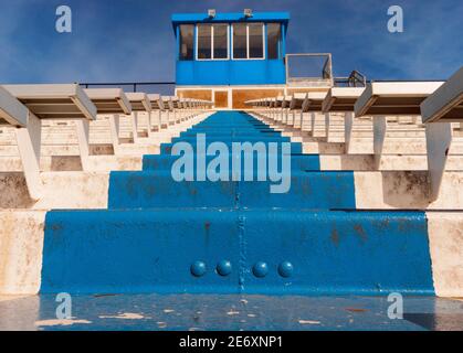 Chicago, Illinois, USA. 18th Mar, 2018. A view up the bleacher stairs at Gately Stadium on Chicago's South Side. Credit: Kenneth Johnson/ZUMA Wire/ZUMAPRESS.com/Alamy Live News Stock Photo