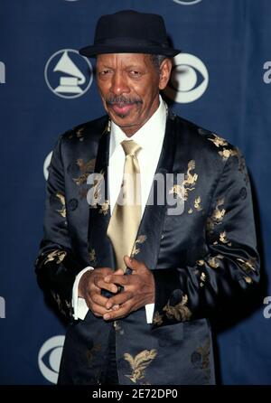 Ornette Coleman, recipient of a Grammy Lifetime Achievement Award poses in the press room at the 49th Annual Grammy Awards, held at the Staples Center in Los Angeles, CA, USA on February 11, 2007. Photo by Amanda Parks/ABACAPRESS.COM Stock Photo