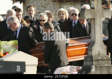 Maurice Papon's daughter and son attend the funeral of their father in ...