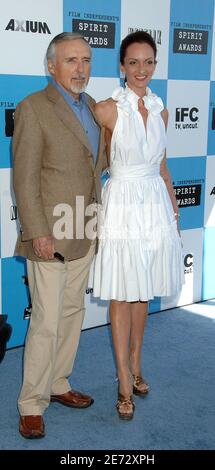 Dennis Hopper and his wife Victoria Duffy during the 2007 Film Independent's Spirit Awards, in Santa Monica, CA, USA on February 24, 2007. Photo by Graylock/ABACAPRESS.COM Stock Photo