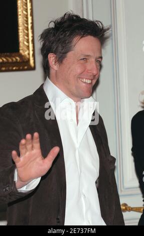 British actor Hugh Grant poses for pictures during a photocall held at the Ritz hotel in Paris, France, on March 1, 2007, as part of the European promotional tour for his new movie 'Music and Lyrics'. Photo by Nicolas Khayat/ABACAPRESS.COM Stock Photo