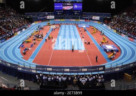 Atmosphere during the European athletics indoor championships in Birmingham, UK on March 2, 2007. Photo by Nicolas Gouhier/Cameleon/ABACAPRESS.COM Stock Photo