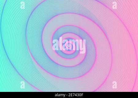 Colorful spiral swirl background Stock Vector