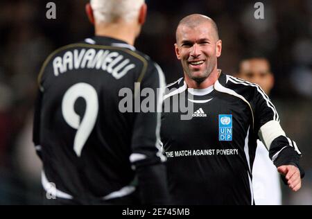 Retired soccer star Zinedine Zidane pictured during the