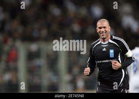 Retired soccer star Zinedine Zidane pictured during the