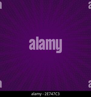 Purple comic background with dots pattern Stock Vector