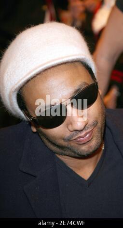 French singer Doc Gyneco poses during the Book Fair 'Le Salon Du Livre' held at Porte de Versailles, in Paris, France, on March 24, 2007. Photo by Denis Guignebourg/ABACAPRESS.COM Stock Photo