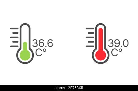 Thermometer vector icons Stock Vector