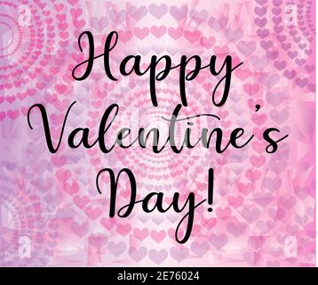 Happy Valentine's Day Background Stock Photo
